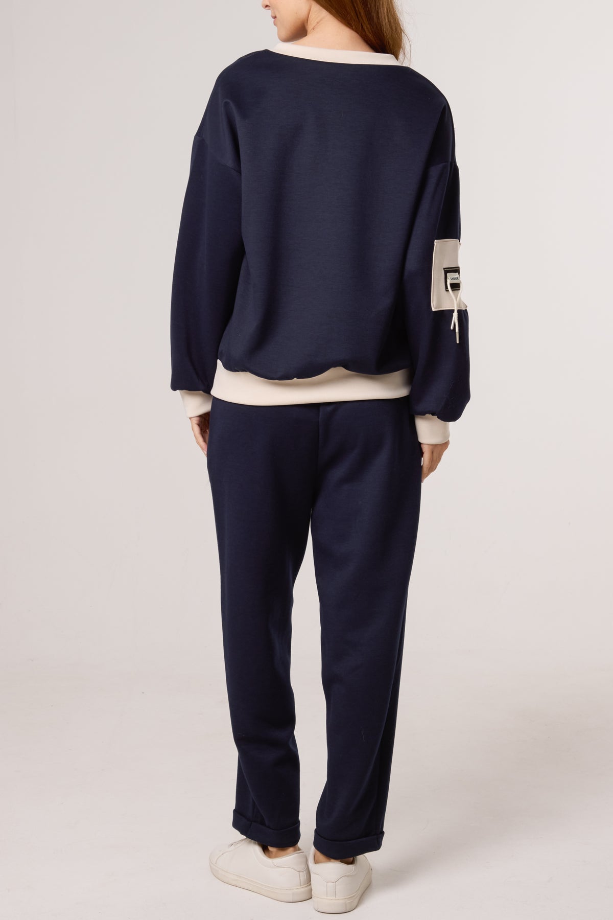 Contrast Border Soft Touch Tracksuit