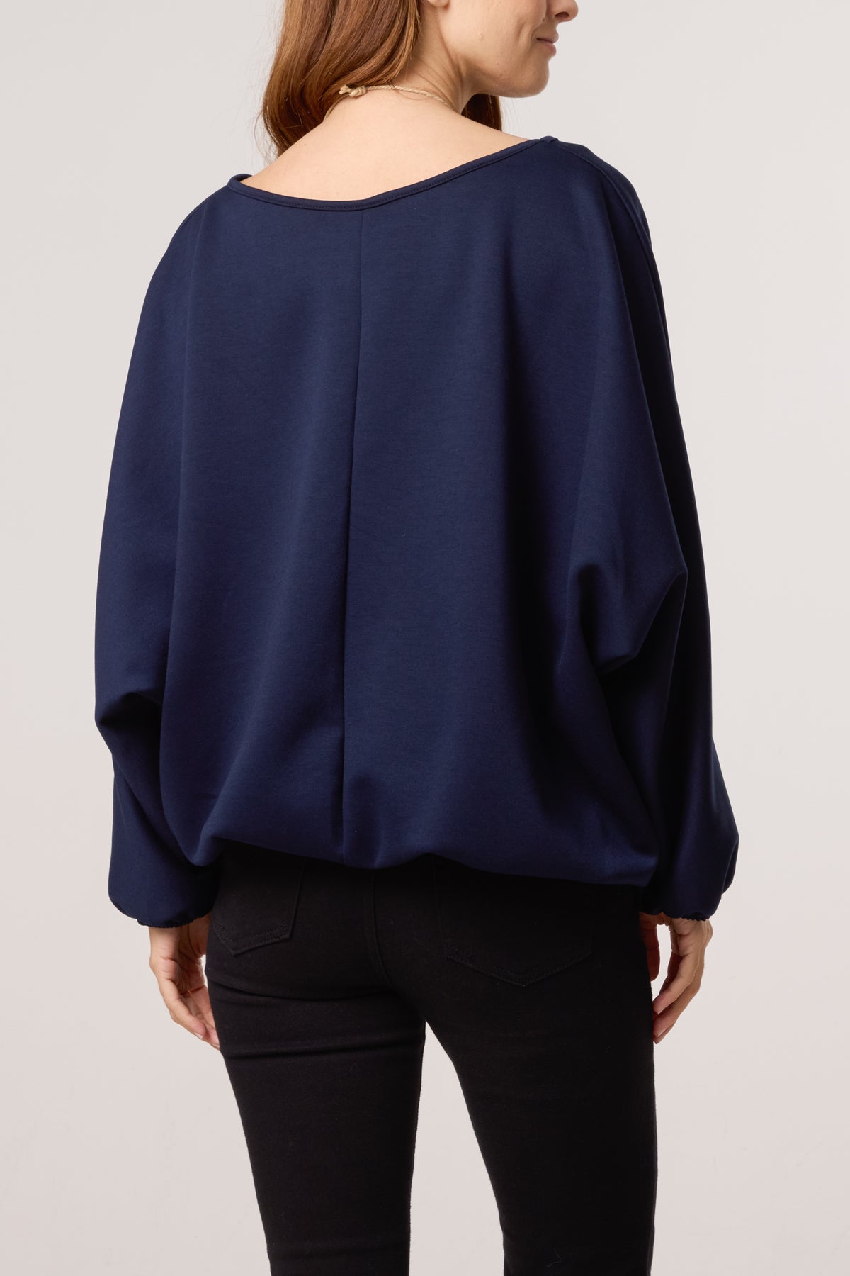 Necklace Soft Touch Batwing Sweat Top