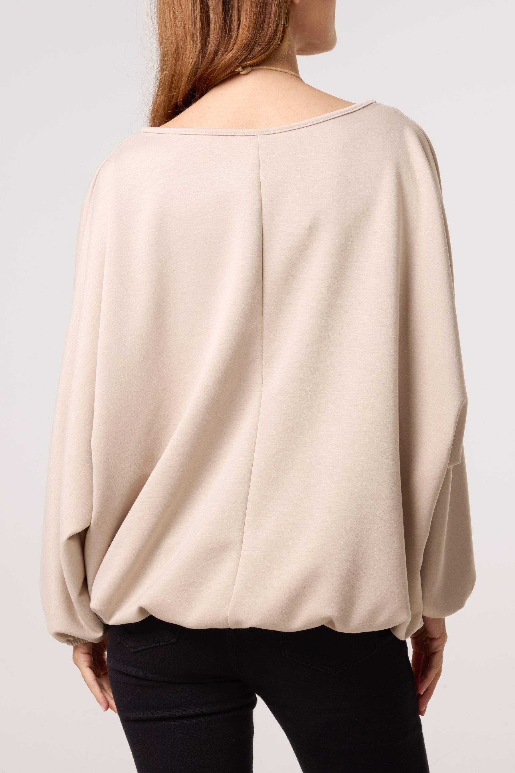 Necklace Soft Touch Batwing Sweat Top