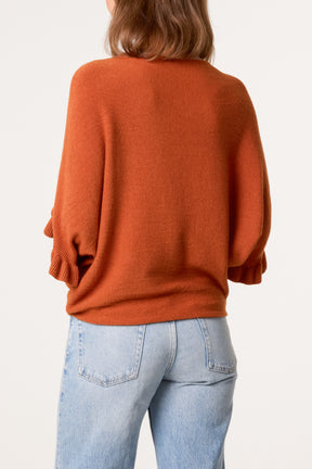 Ruffle Short Sleeve Knit Top