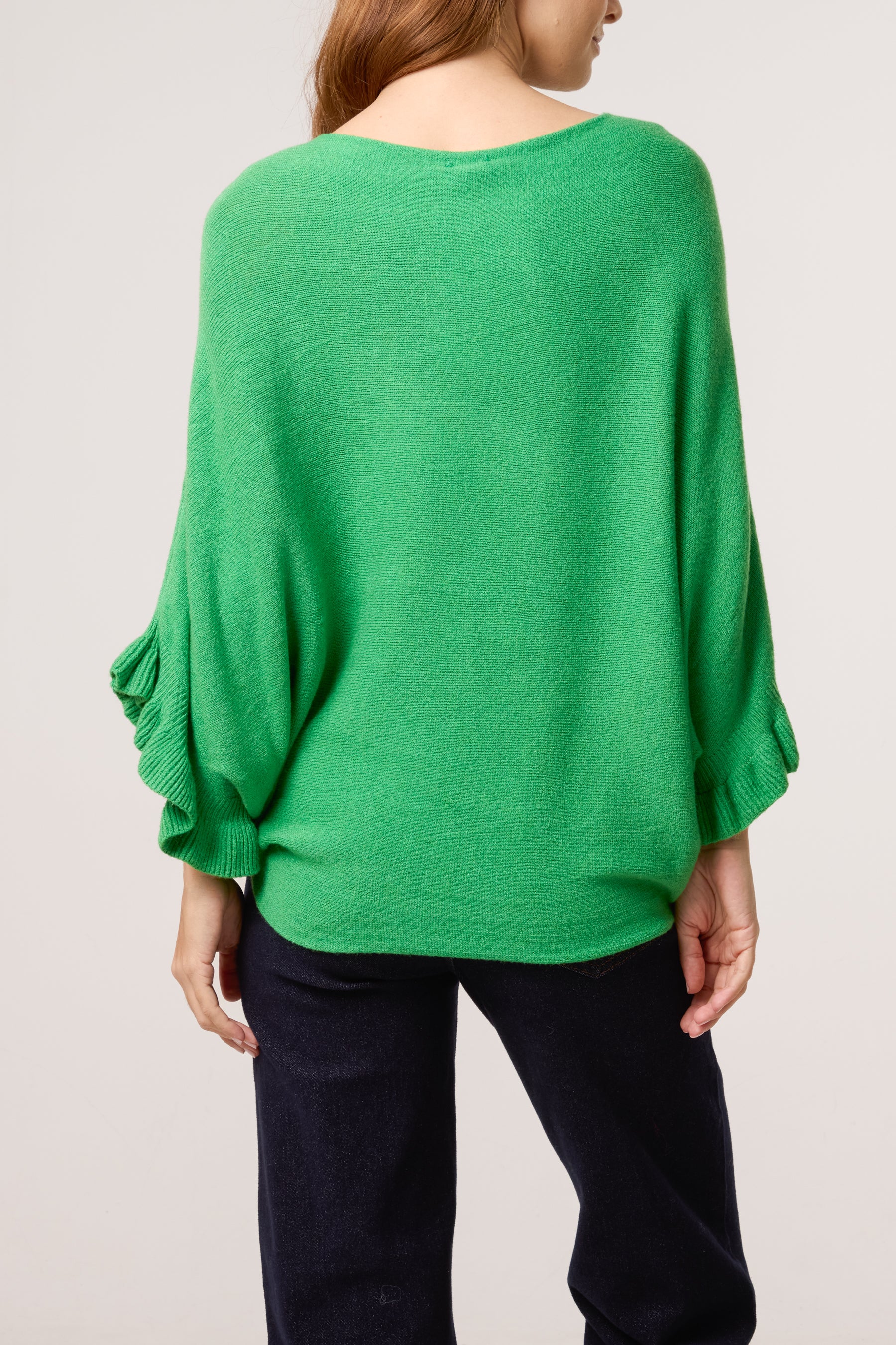 Ruffle Short Sleeve Knit Top