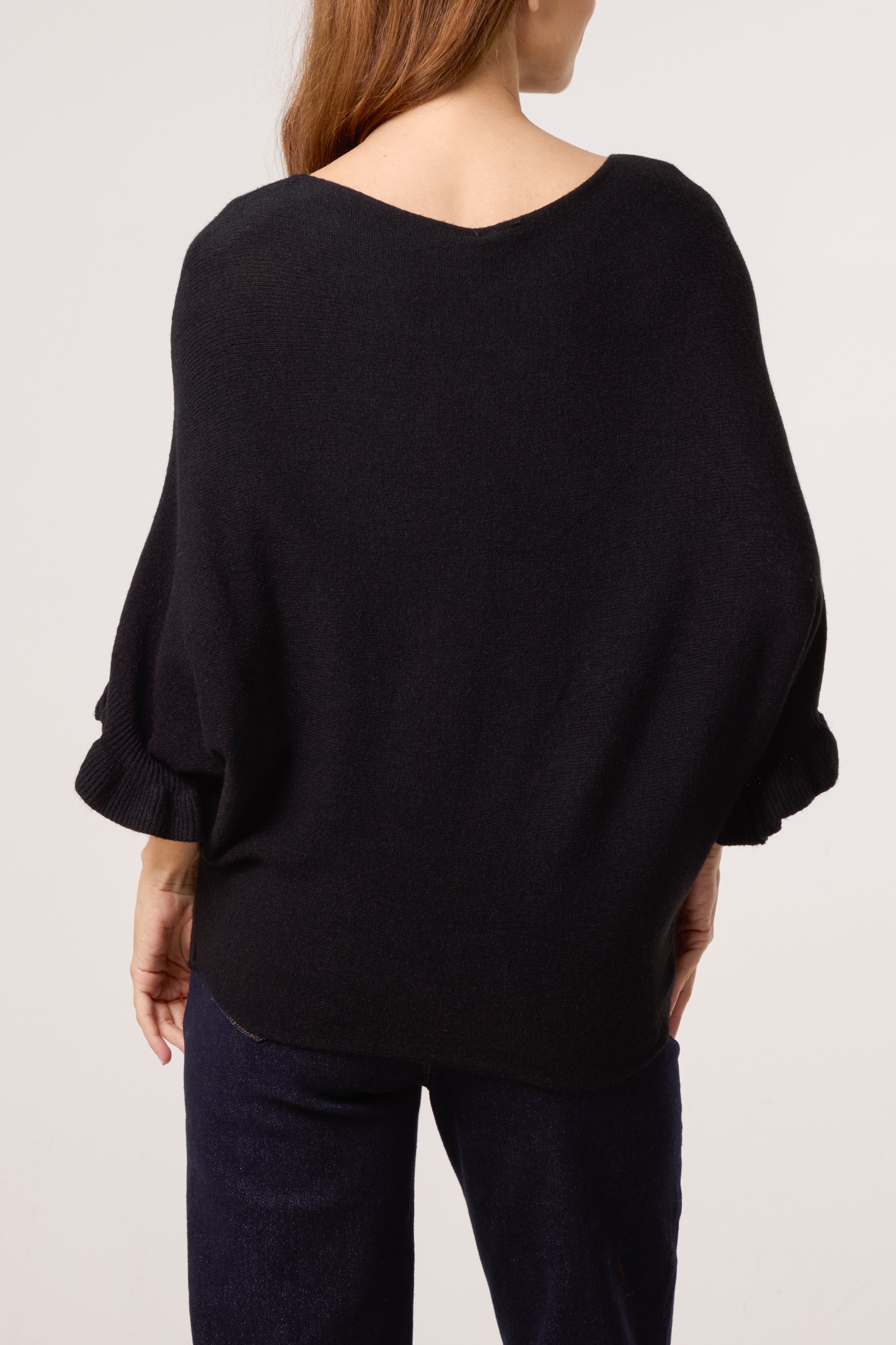 Ruffle Short Sleeve Knit Top