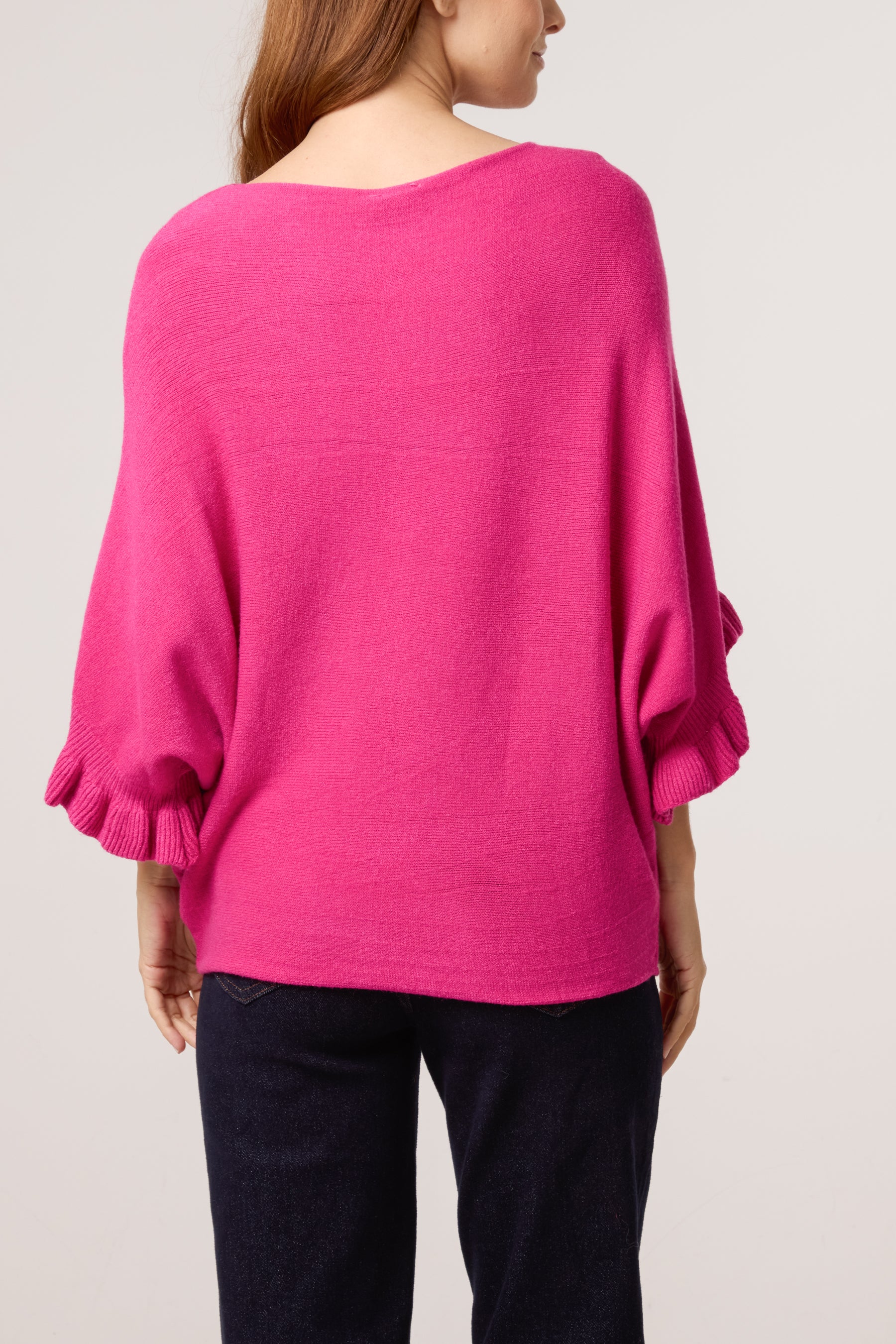 Ruffle Short Sleeve Knit Top