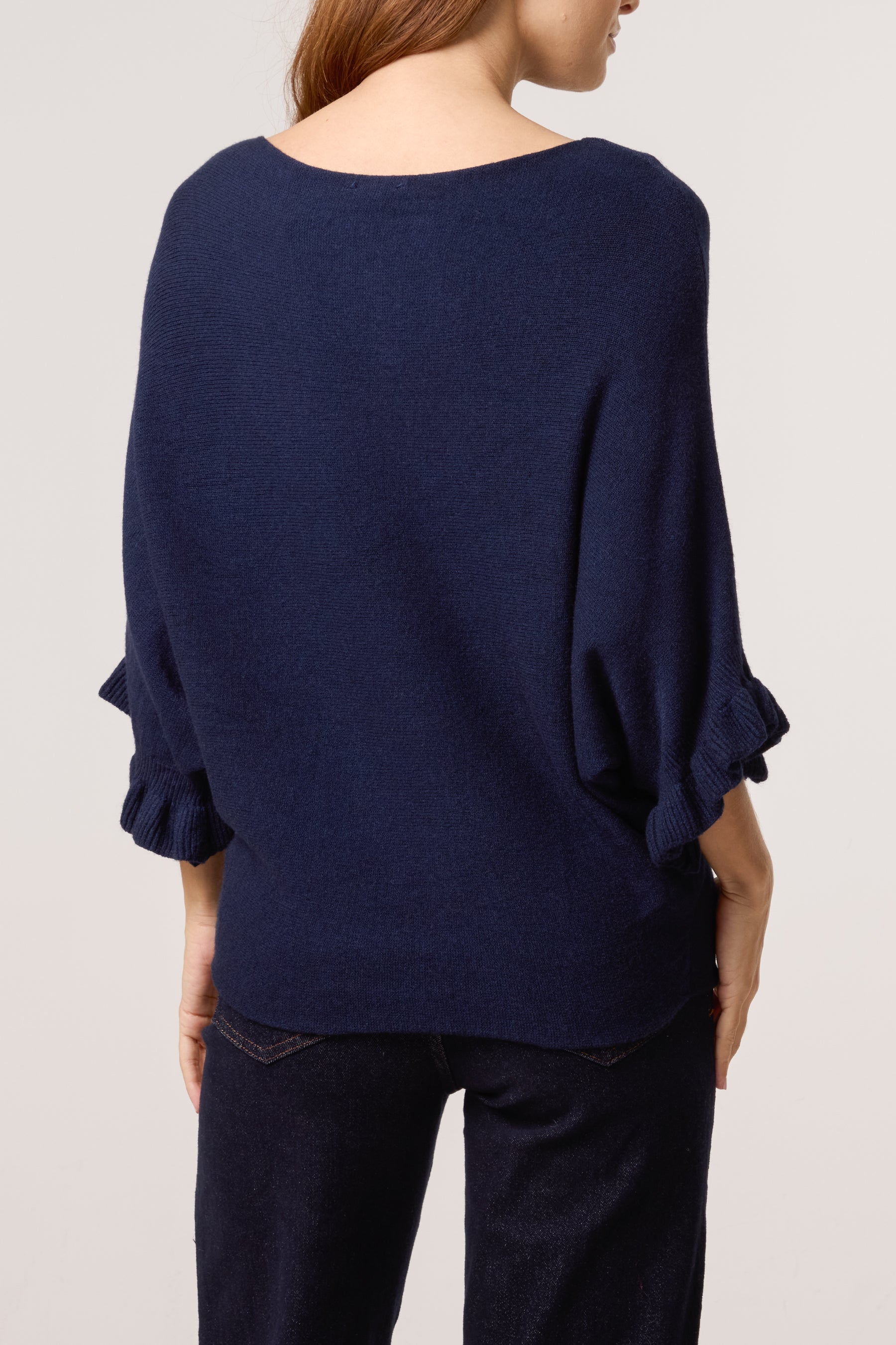 Ruffle Short Sleeve Knit Top