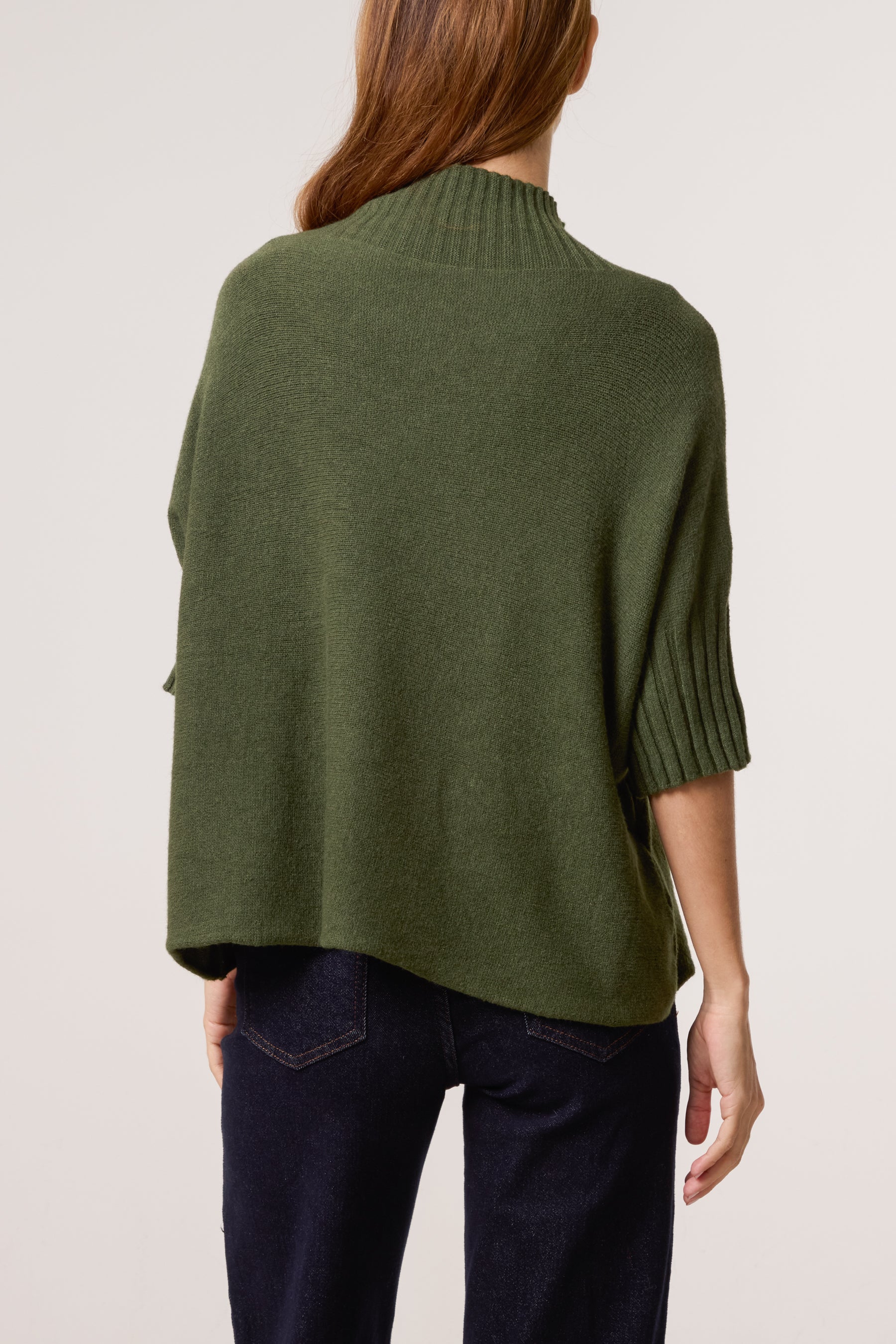 High Neck Short Sleeve Jumper