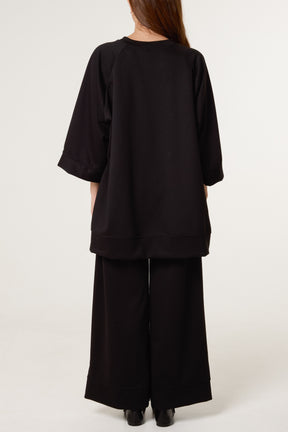 Ranglan Sleeve Oversized Tracksuit