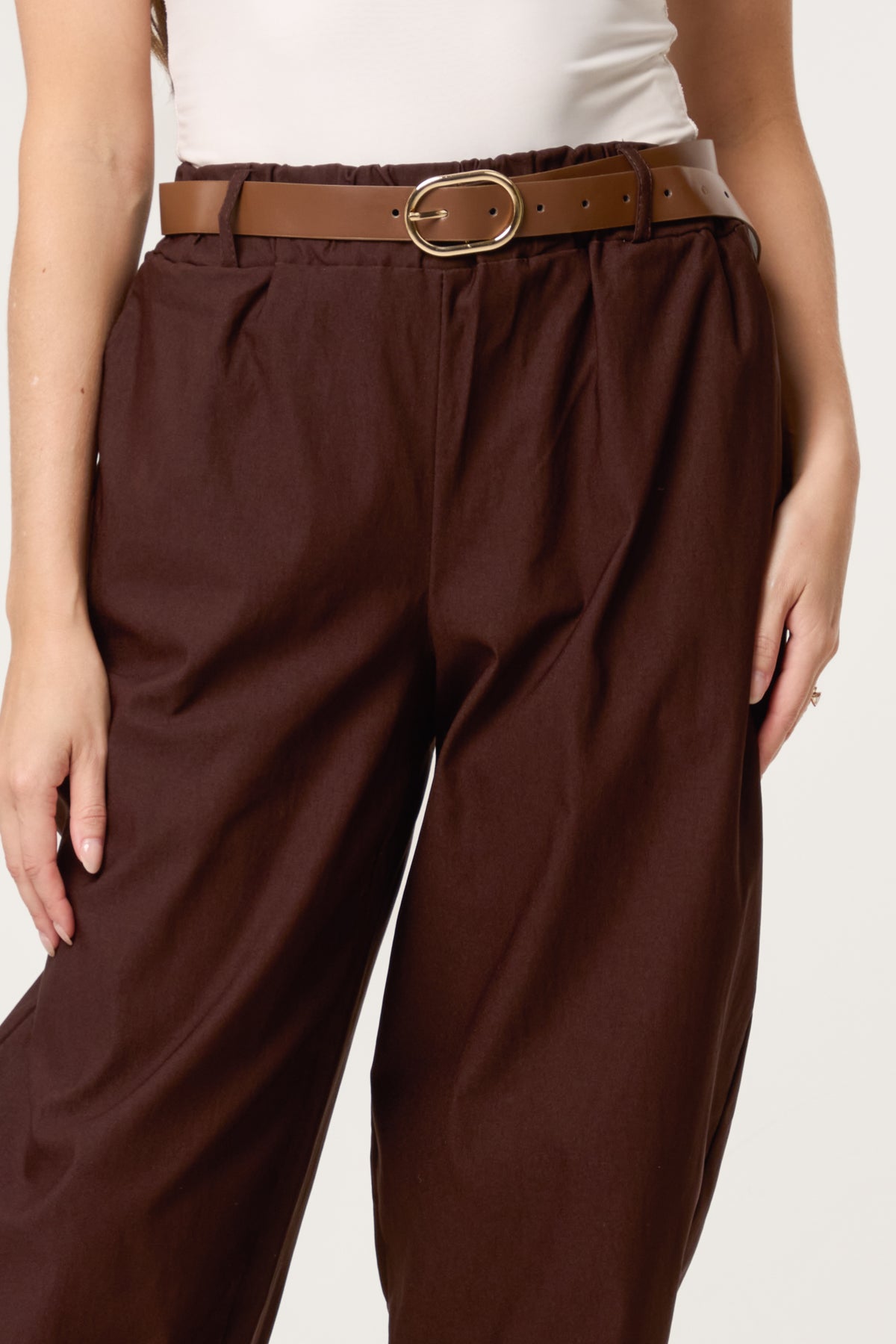 Bengalin Barrel Leg Magic Trousers