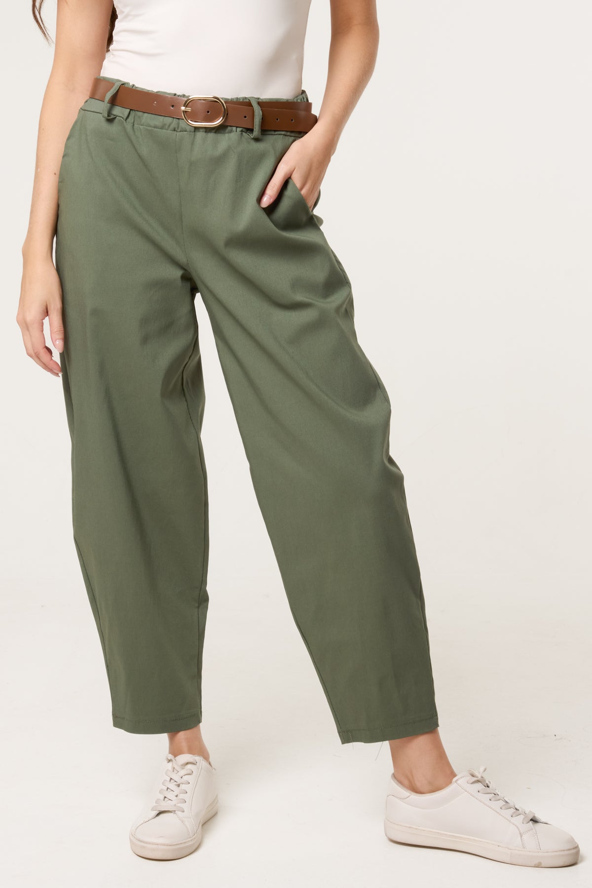 Bengalin Barrel Leg Magic Trousers