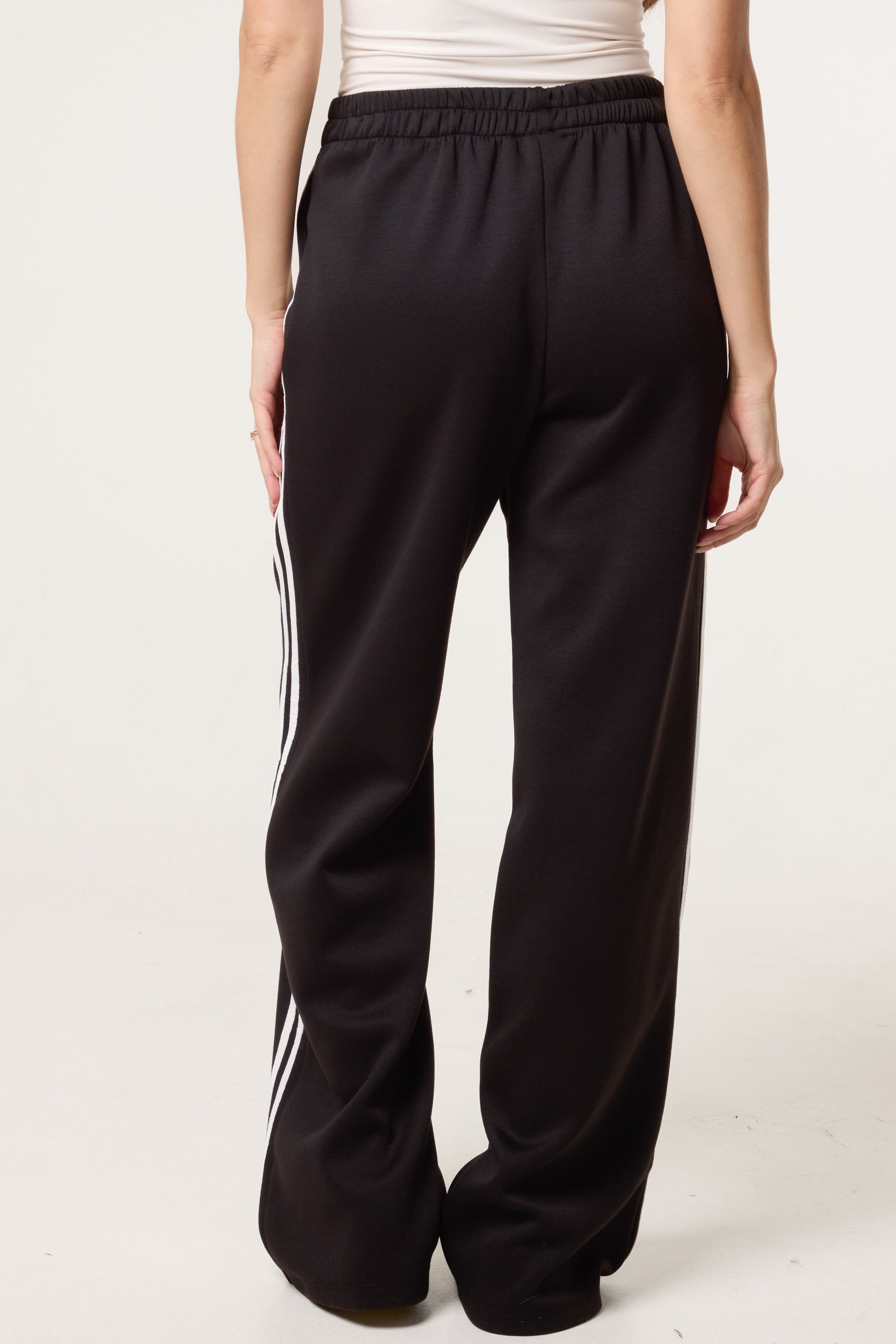 Side Stripe Wide Leg Joggers
