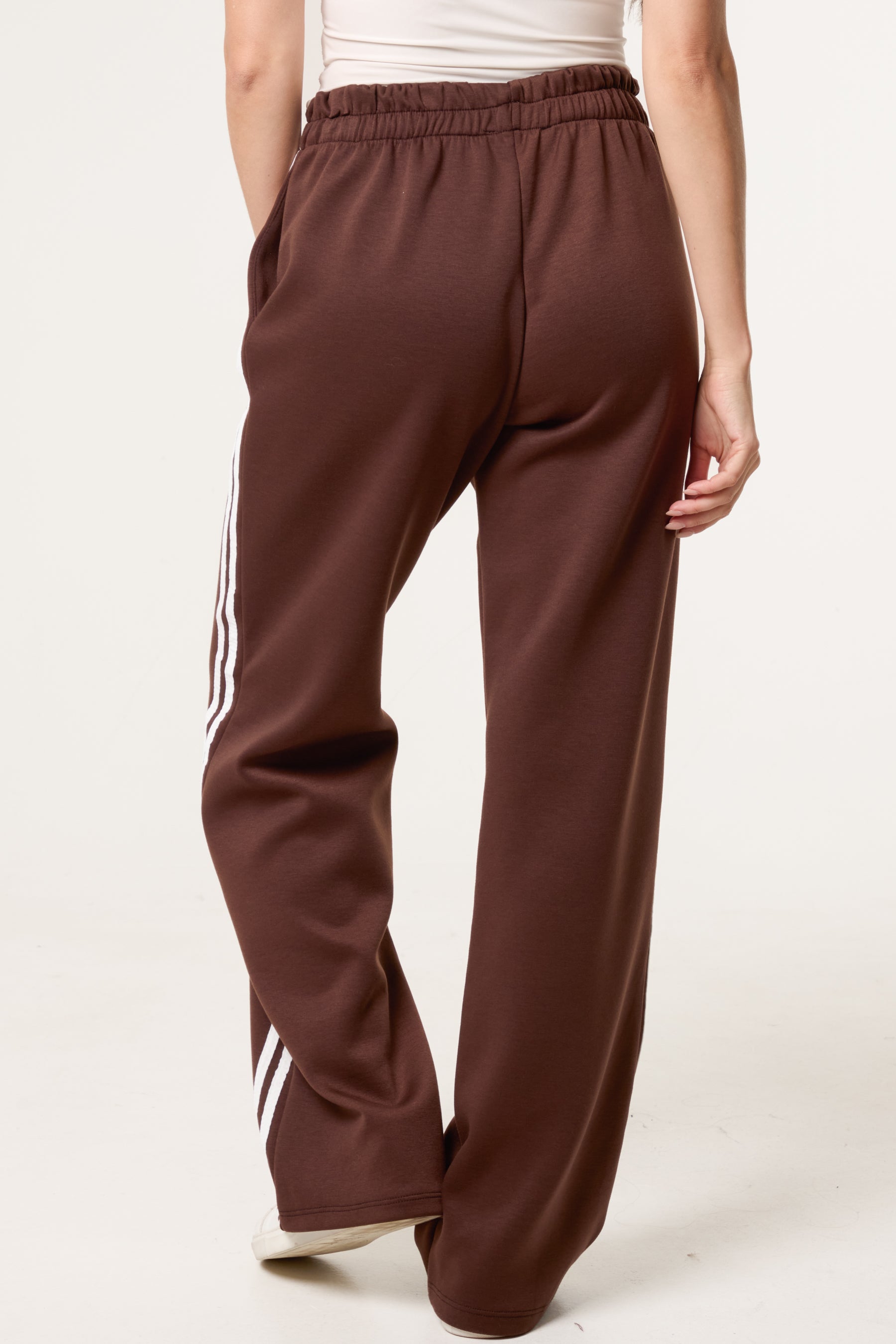 Side Stripe Wide Leg Joggers