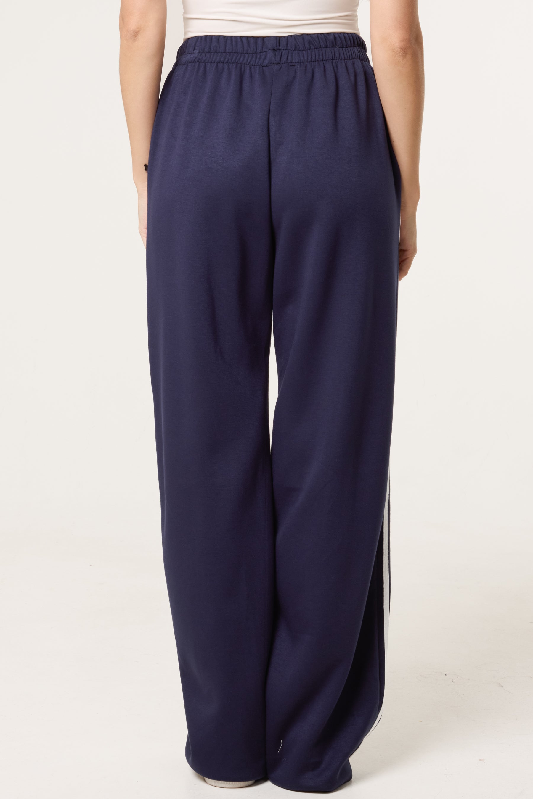 Side Stripe Wide Leg Joggers