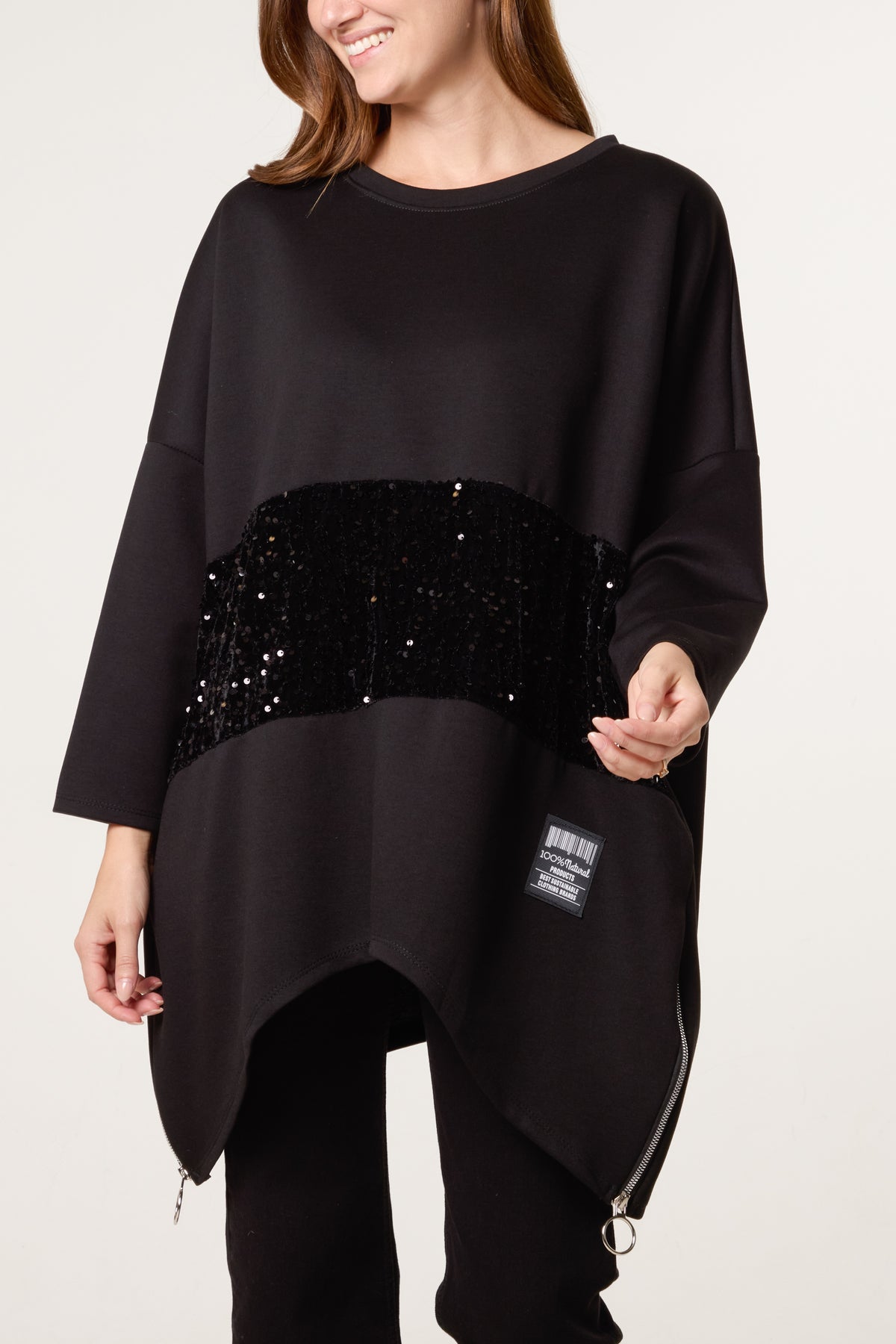 Velvet Sequins Soft Touch Sweatshirt