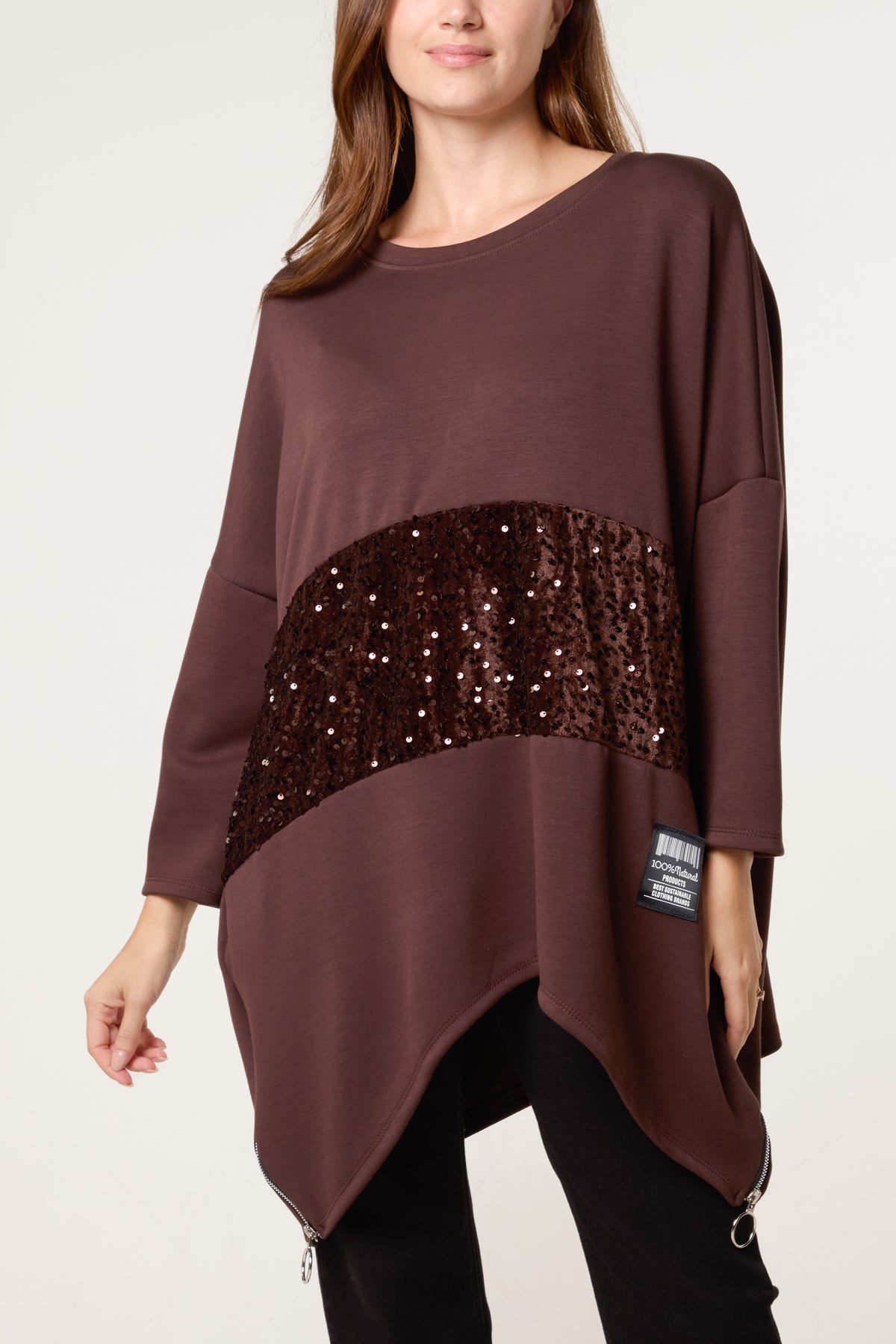 Velvet Sequins Soft Touch Sweatshirt