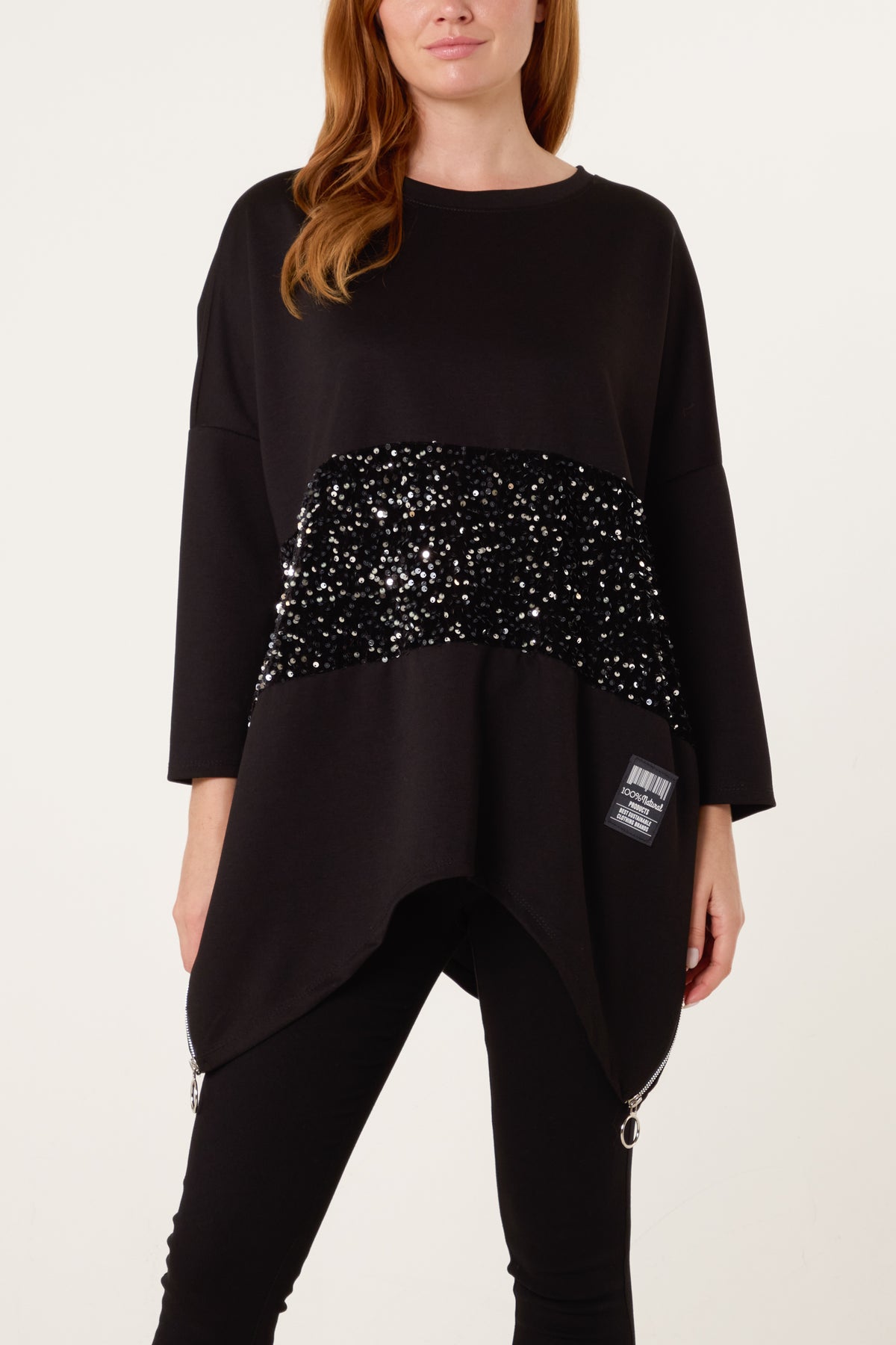 Velvet Sequins Soft Touch Sweatshirt