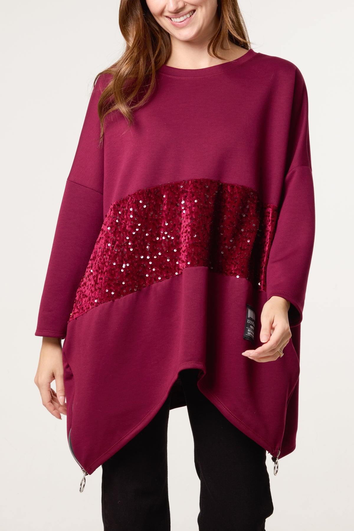 Velvet Sequins Soft Touch Sweatshirt