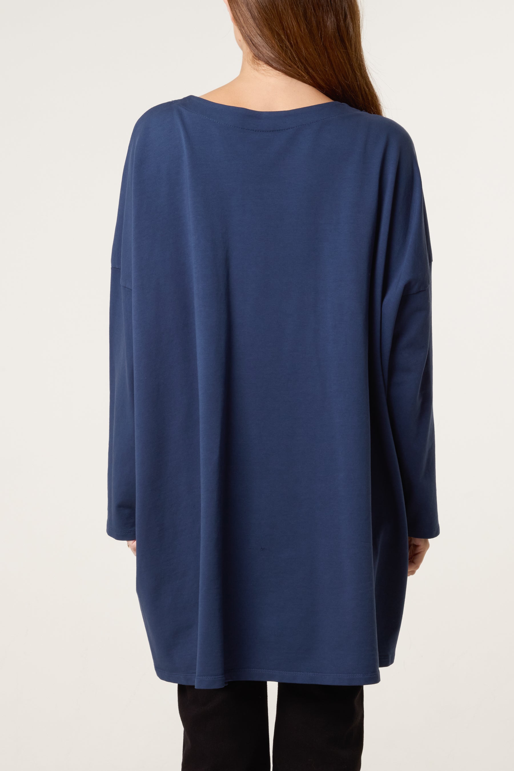 Sequin Star Cotton Blend Sweat Top