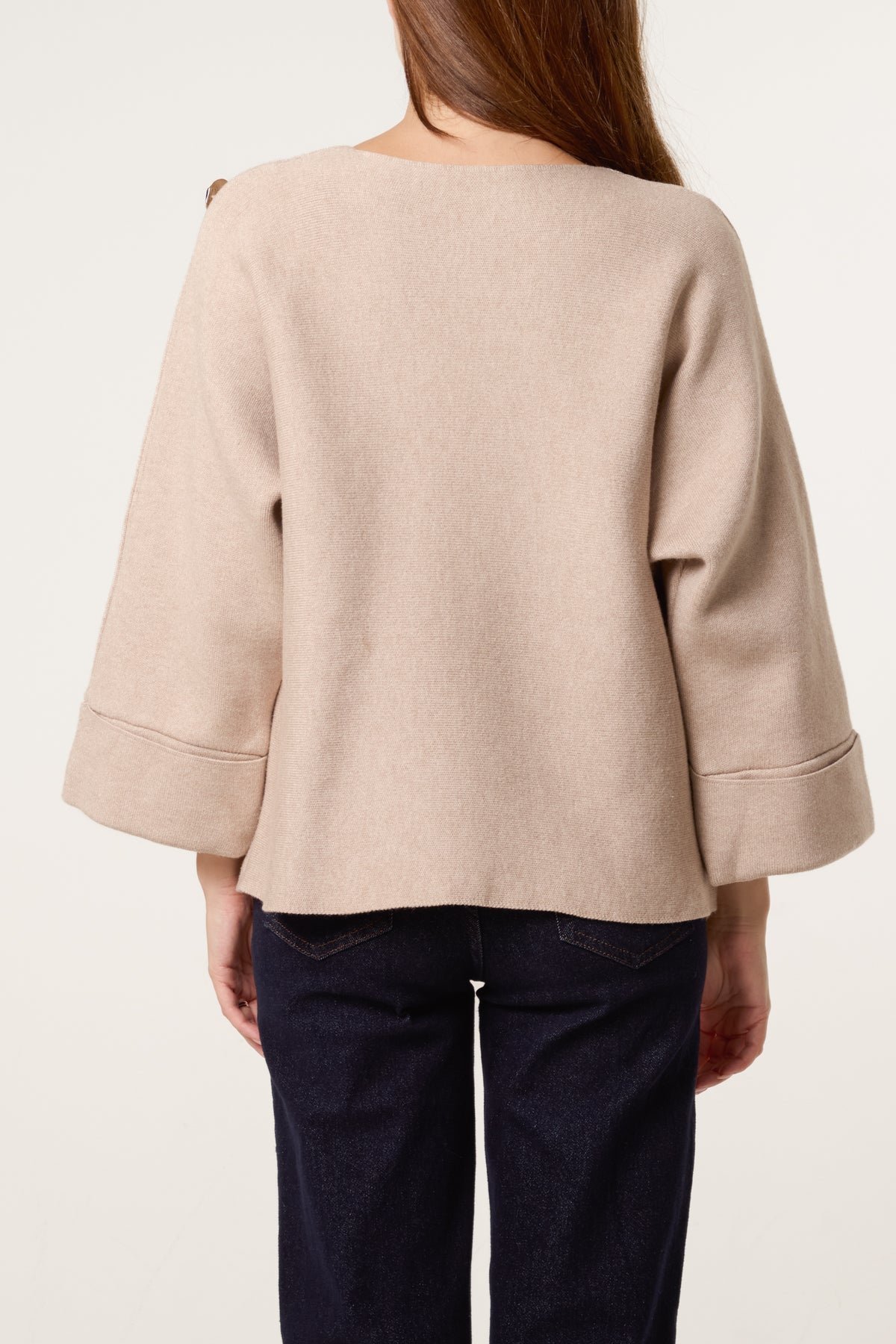 Gold Button Detail Jumper