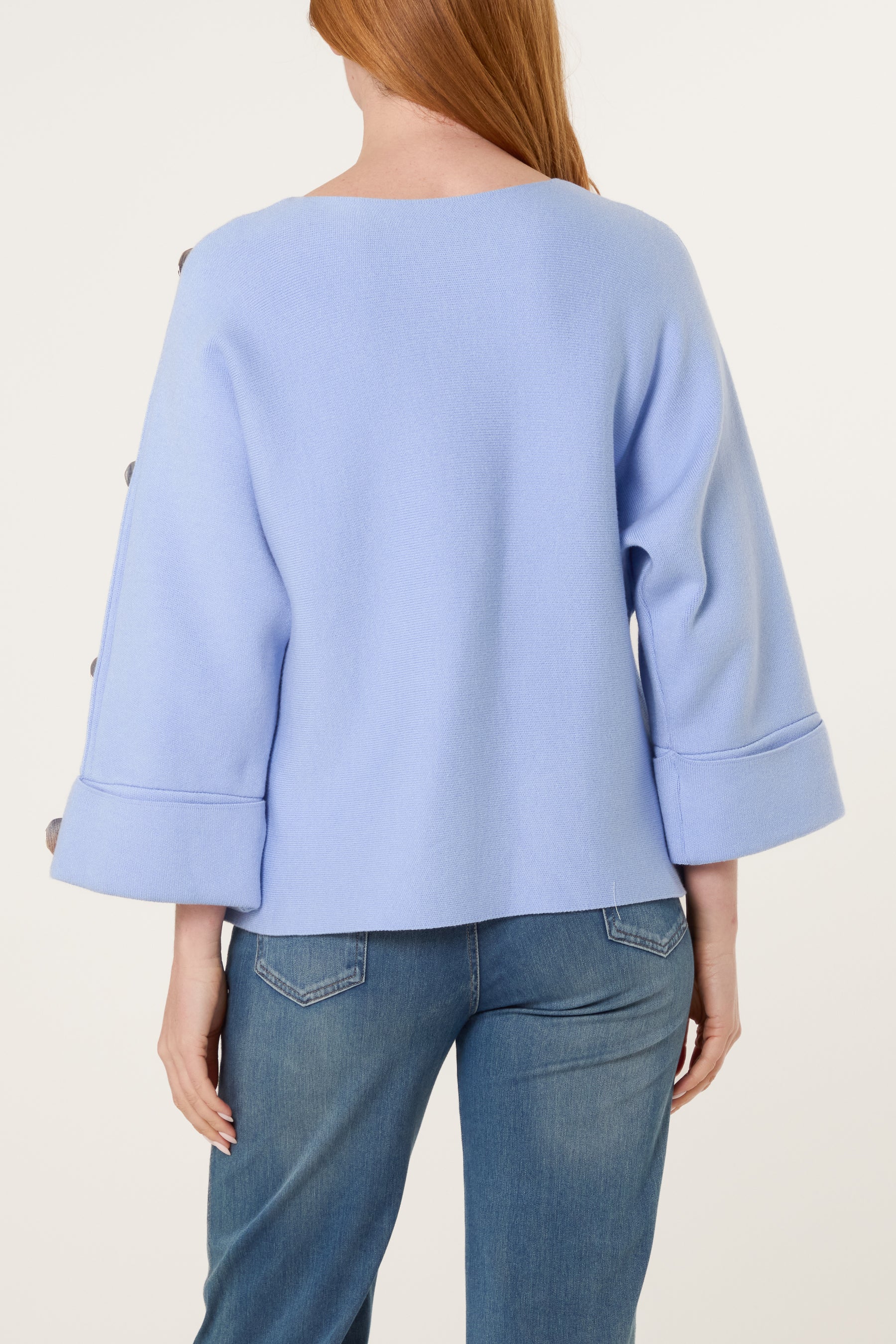 Gold Button Detail Jumper