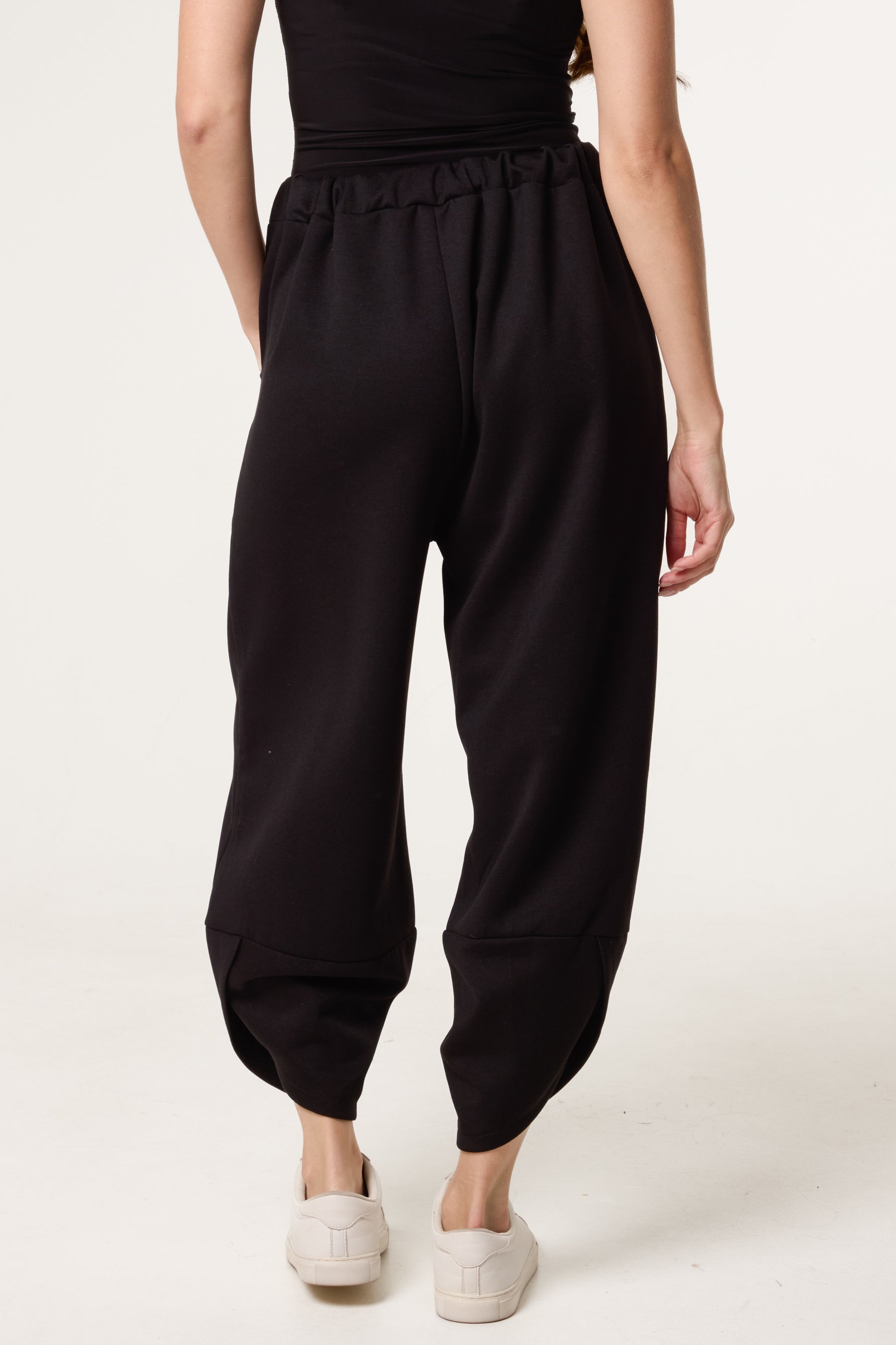Barrel Leg Soft Touch Trousers