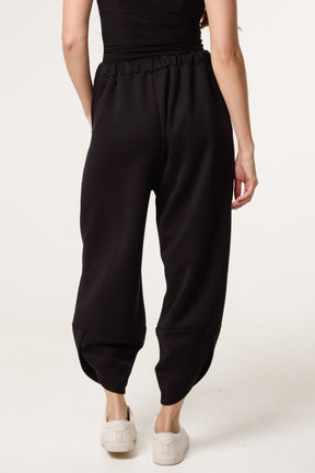 Barrel Leg Soft Touch Trousers