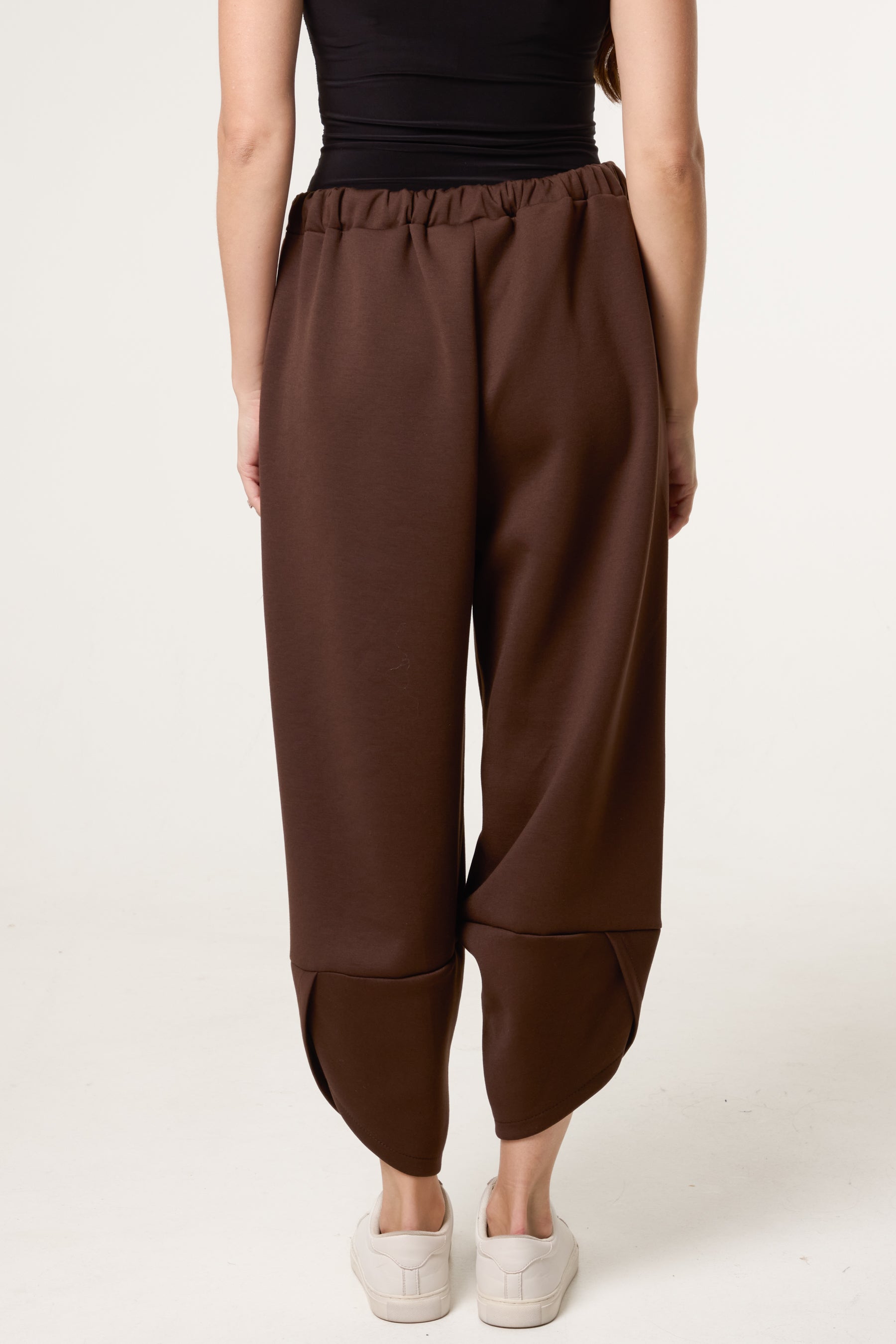 Barrel Leg Soft Touch Trousers