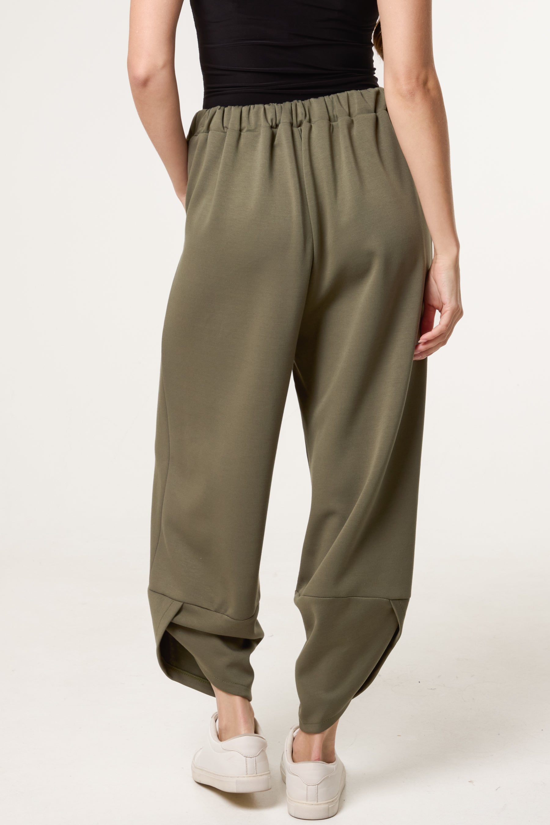 Barrel Leg Soft Touch Trousers