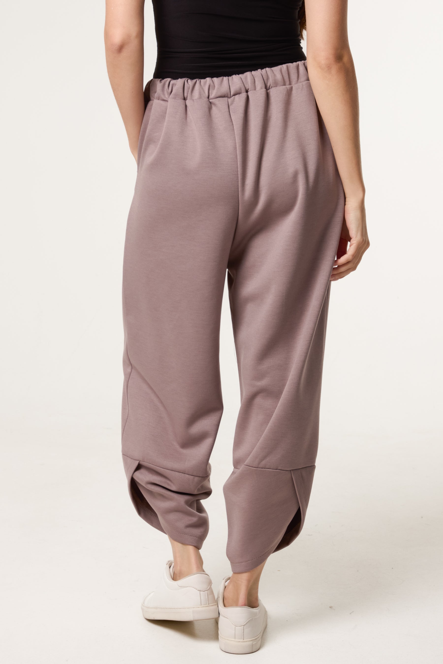 Barrel Leg Soft Touch Trousers