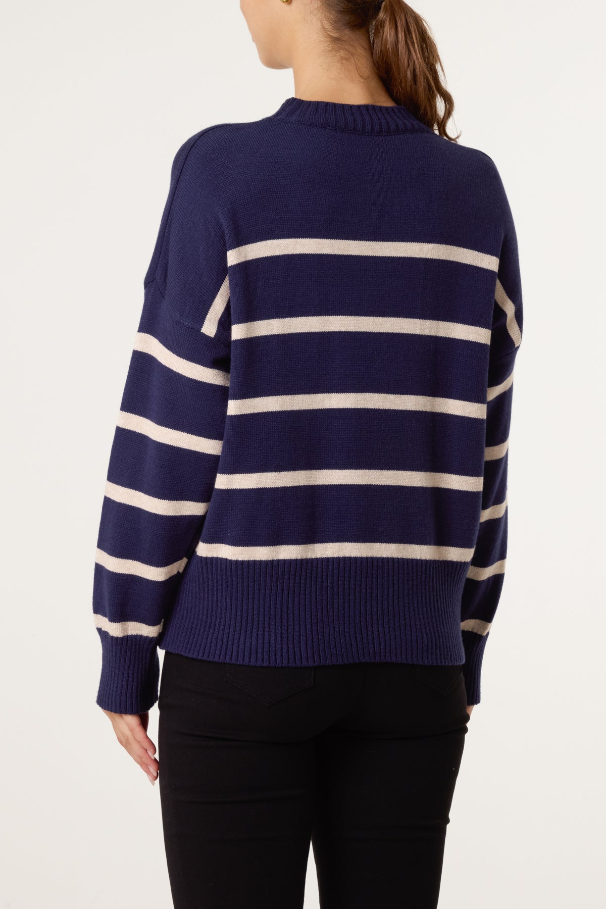 Round Neck Stripe Jumper