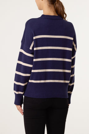 Round Neck Stripe Jumper
