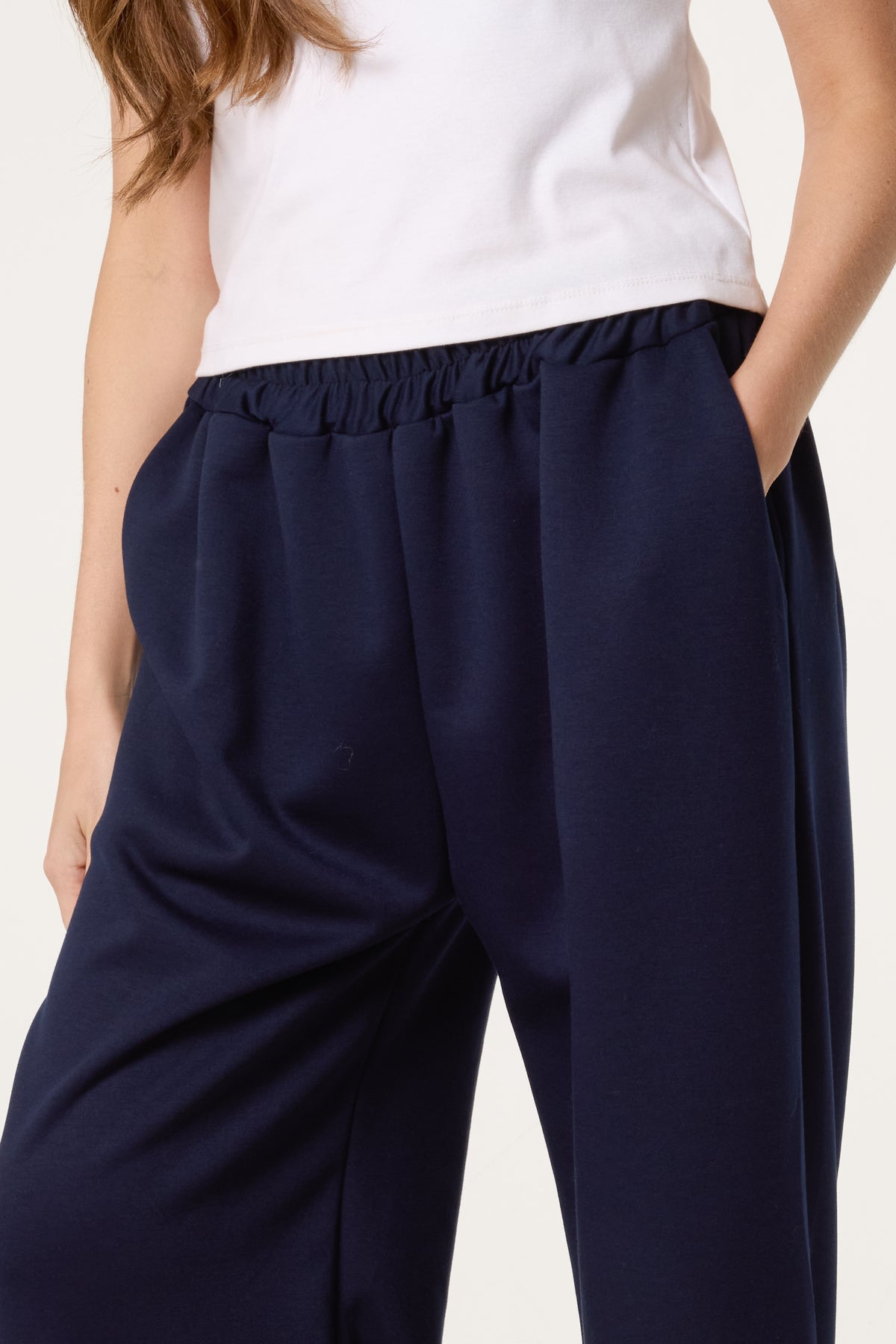 Wide Leg Soft Touch Tousers
