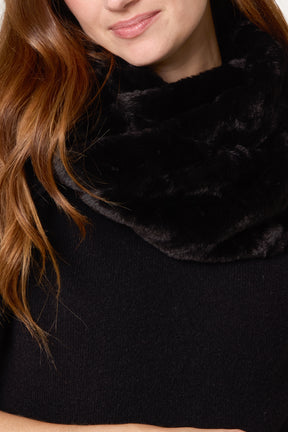 Faux Fur Snood Scarf