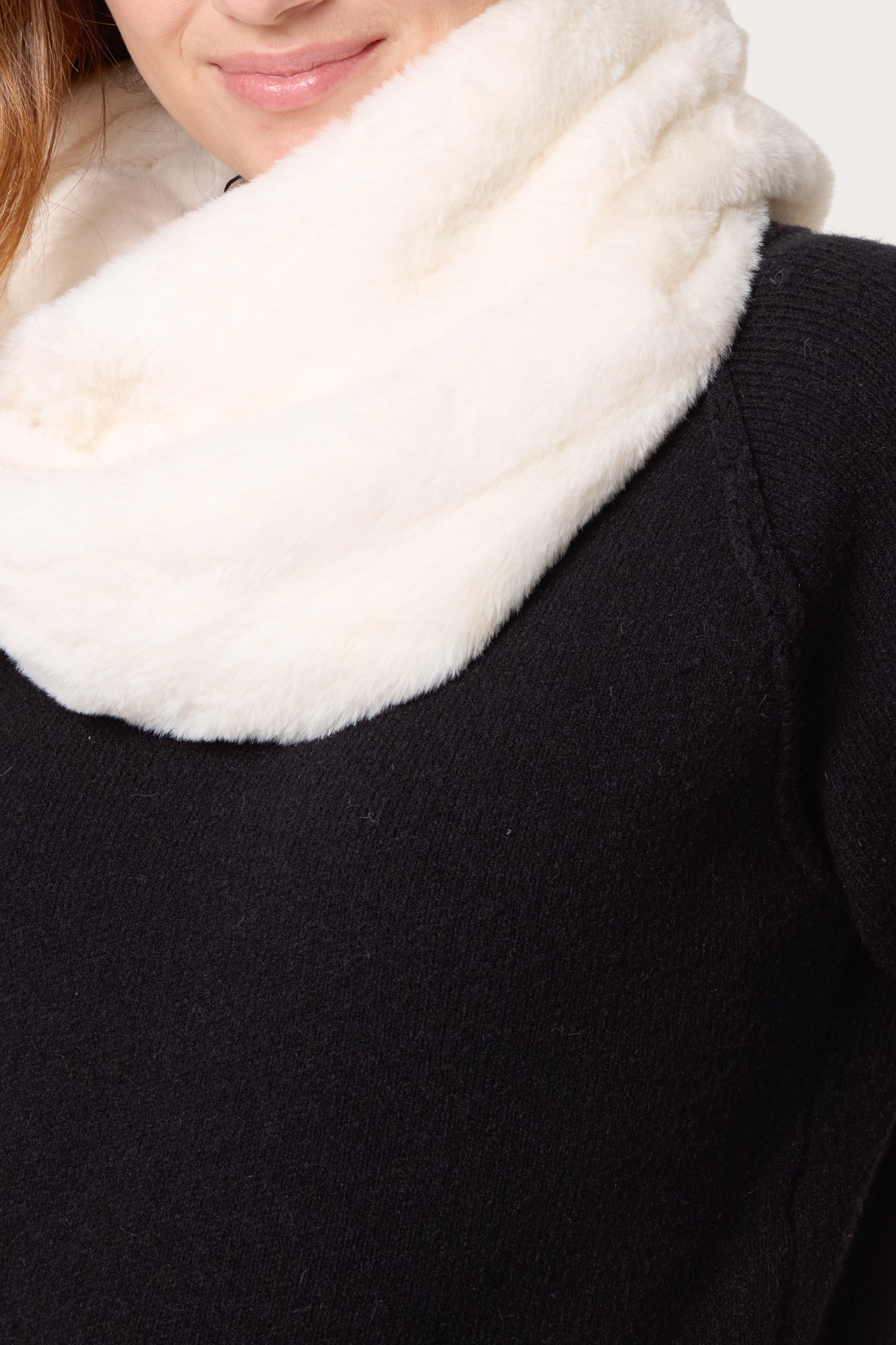 Faux Fur Snood Scarf