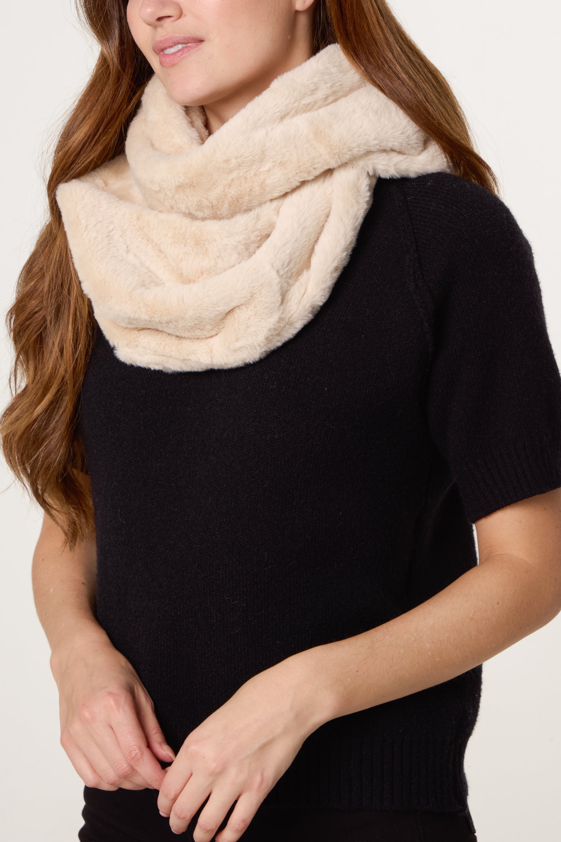 Faux Fur Snood Scarf