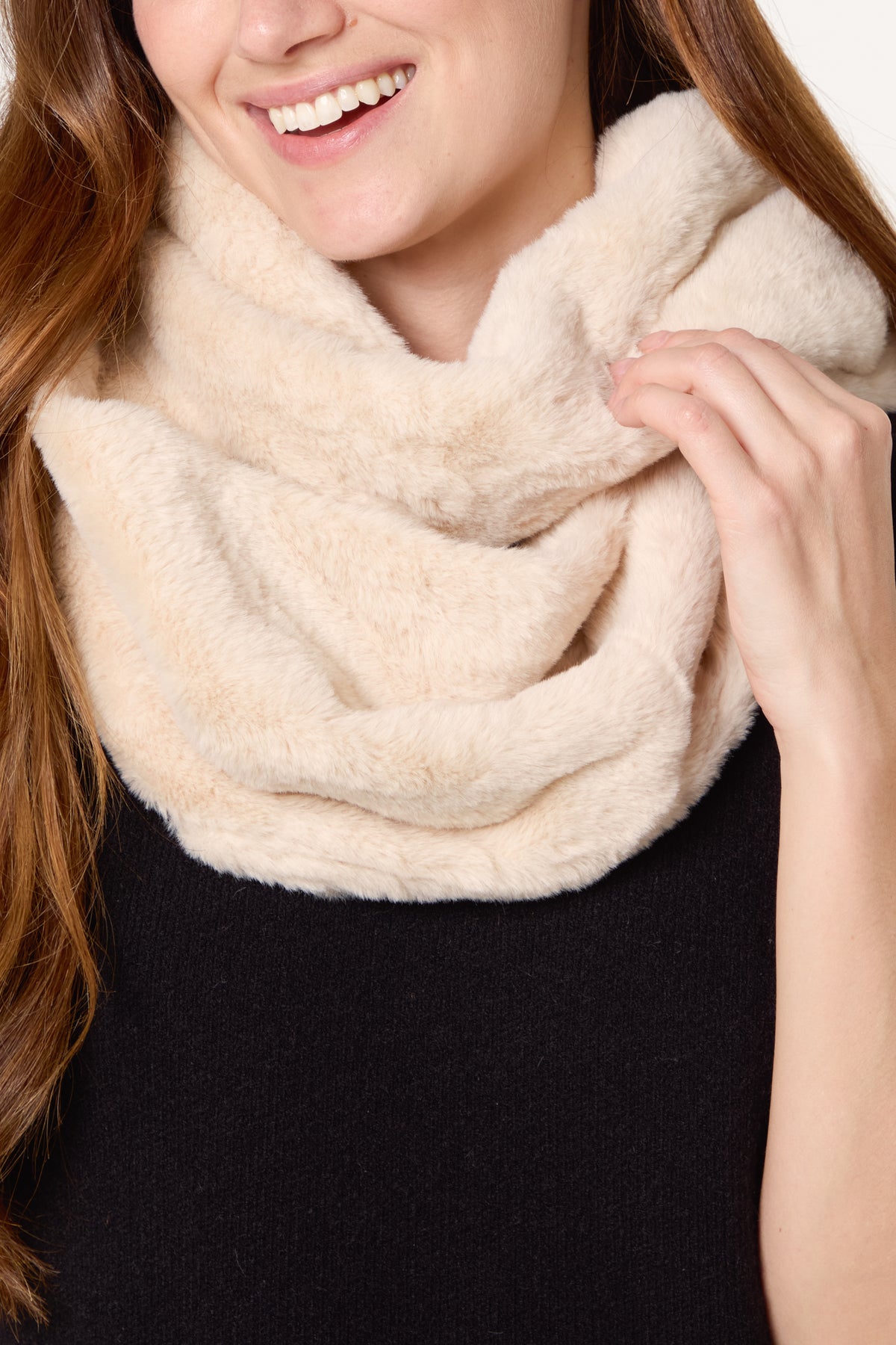 Faux Fur Snood Scarf