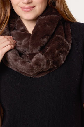 Faux Fur Snood Scarf