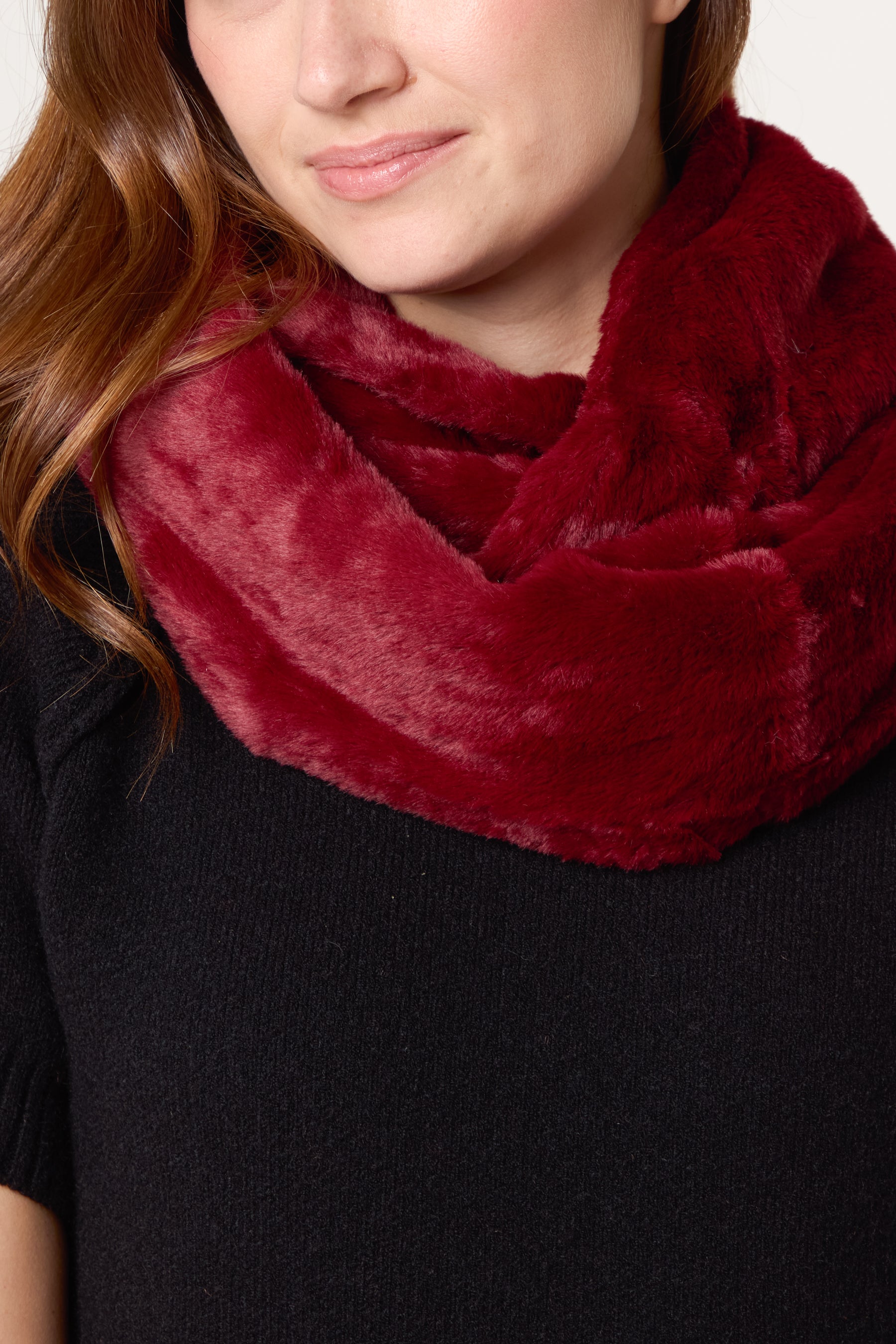 Faux Fur Snood Scarf