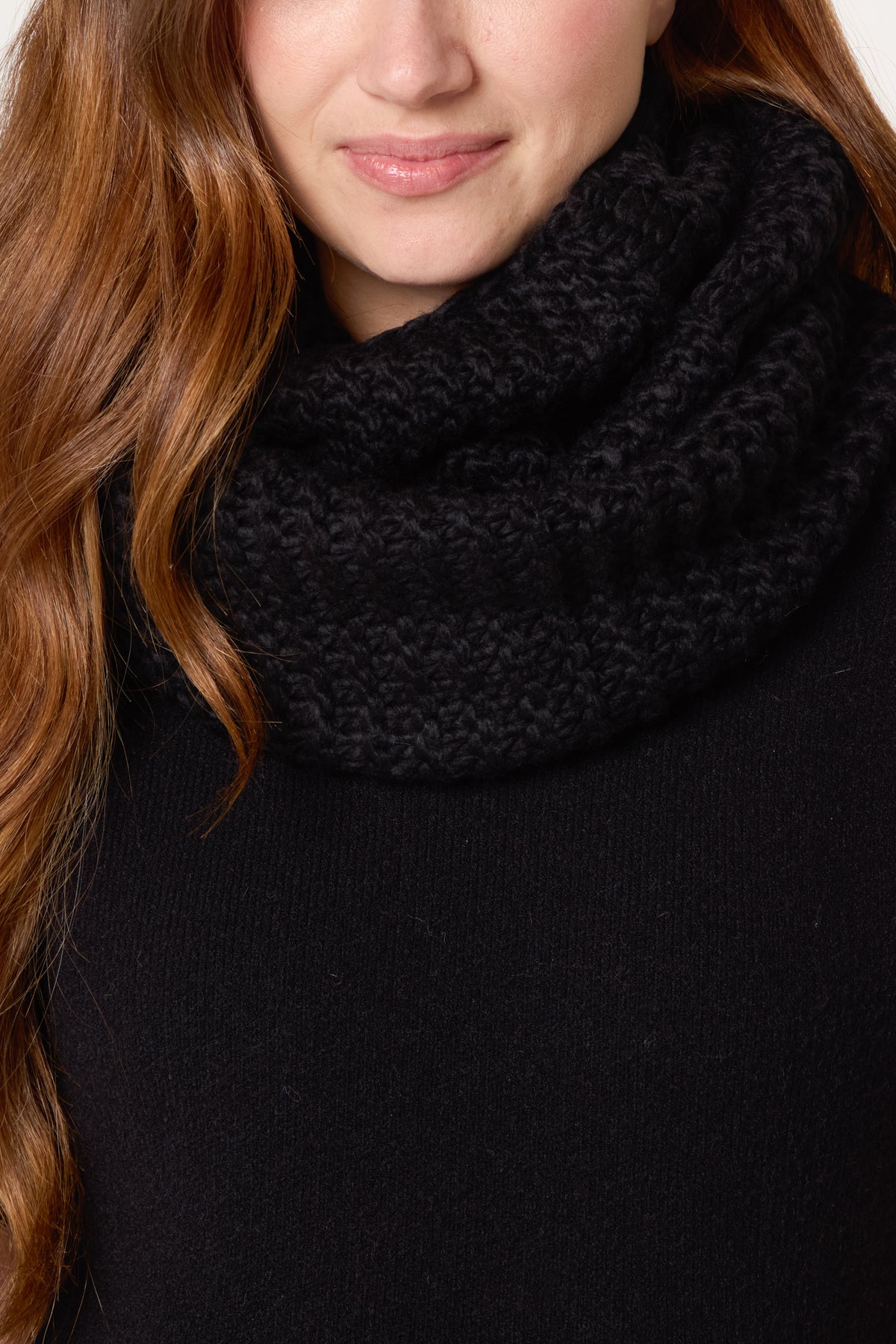 Chunky Knit Snood Scarfs