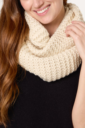Chunky Knit Snood Scarfs