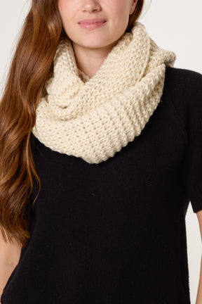 Chunky Knit Snood Scarfs