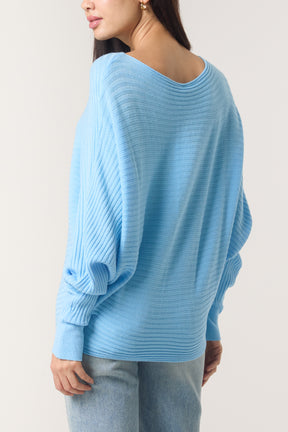 Batwing Ribbed Jumper