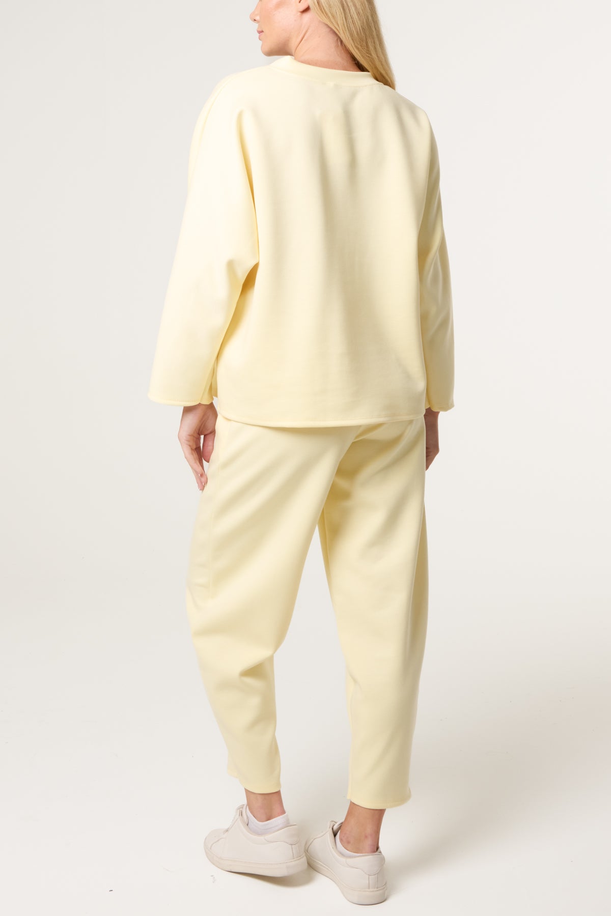 Top & Front Crease Barrel Trousers Set