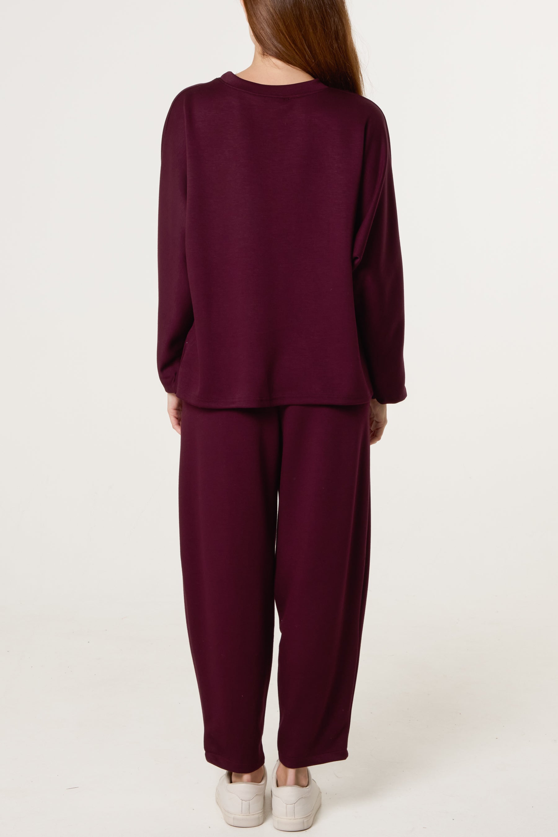 Top & Front Crease Barrel Trousers Set