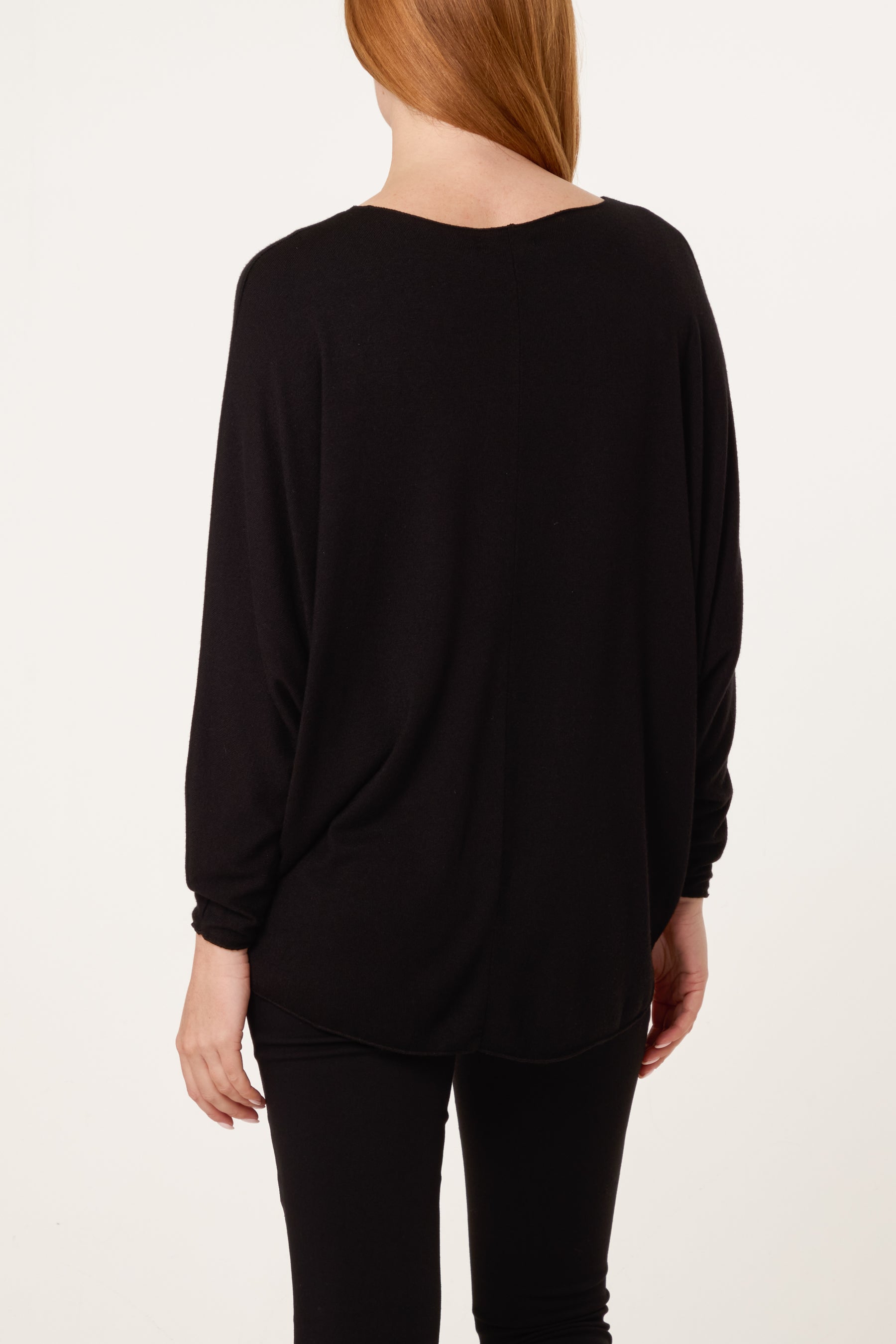 Sequin Champagne Glass Batwing Jumper