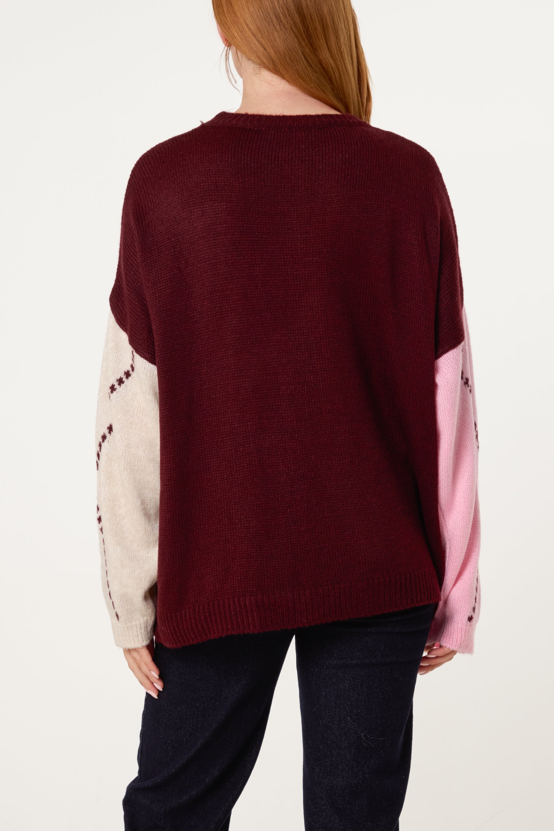 Argyle Round Neck Jumper