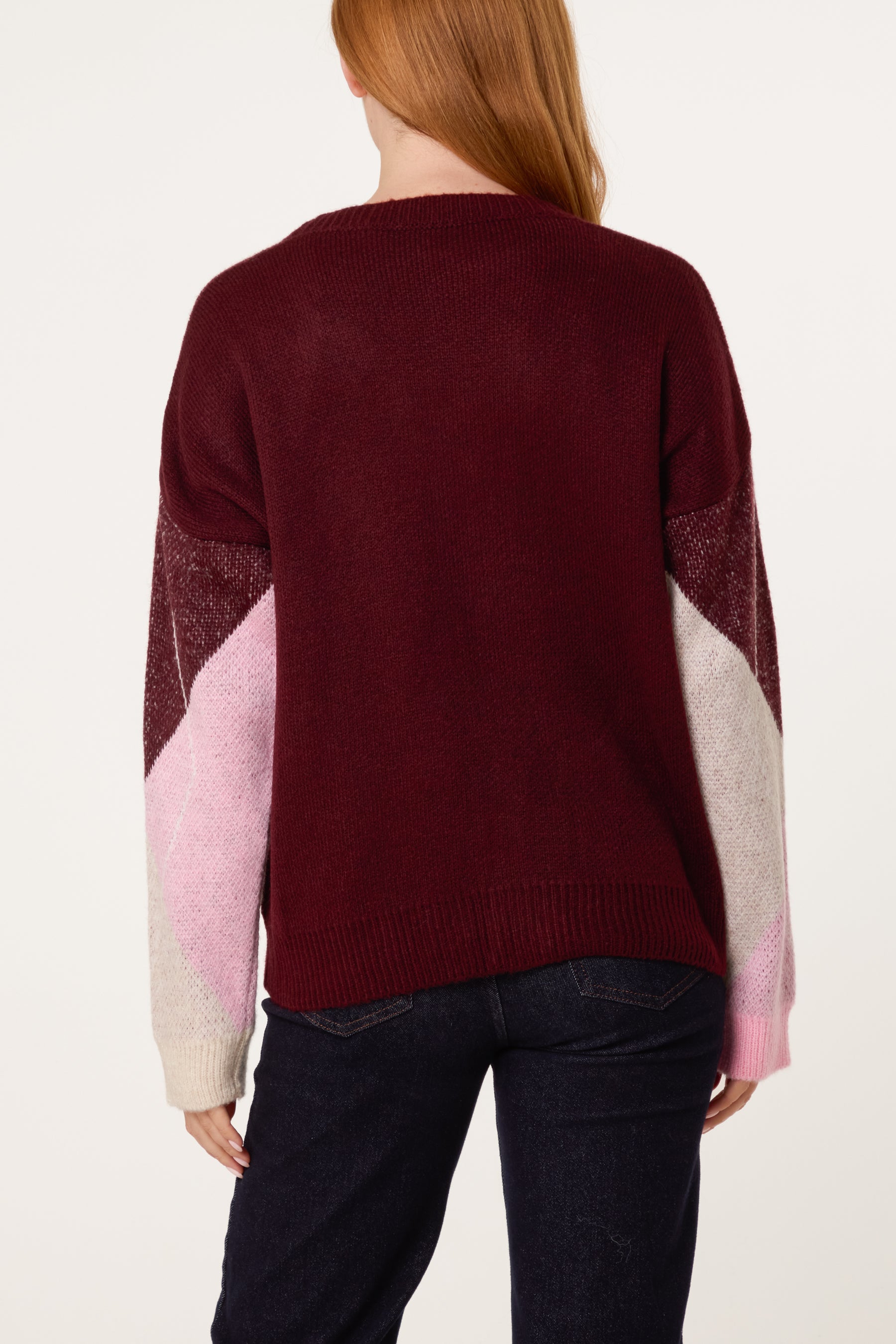 Argyle V-Neck Cardigan