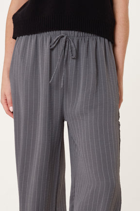Striped Wide Leg Trousers