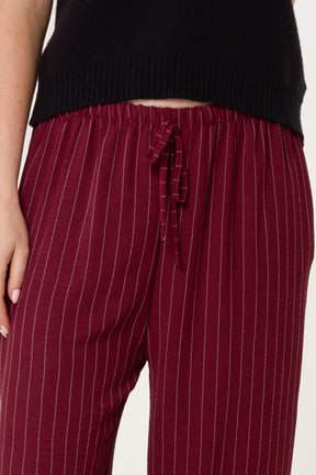 Striped Wide Leg Trousers