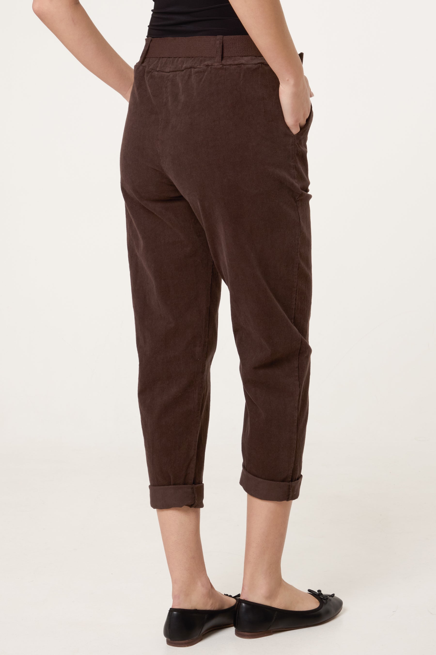 Belted Baby Corduroy Trousers