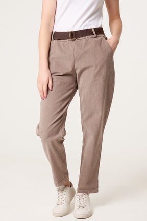 Belted Baby Corduroy Trousers