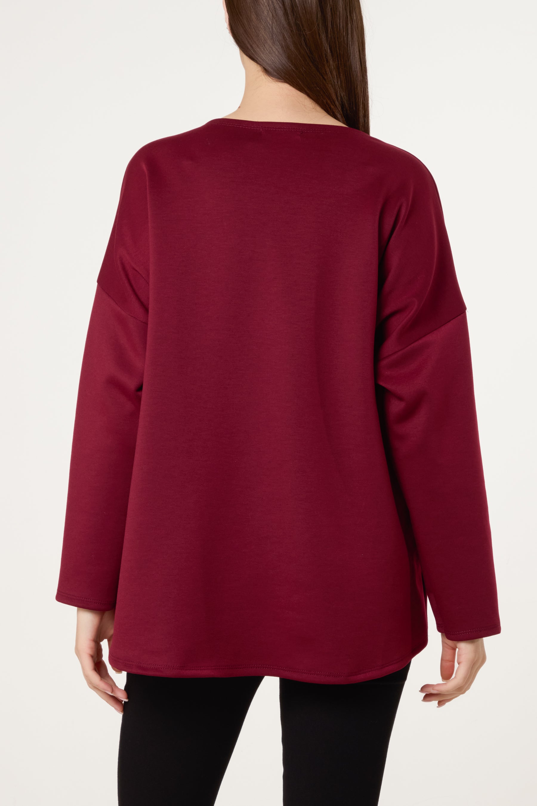 Diamante Festive Glasses Sweatshirt